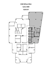 1560 Wilson Blvd, Arlington, VA à louer Plan de site- Image 2 de 2