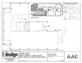 8045 Arco Corporate Dr, Raleigh, NC à louer Plan de site- Image 2 de 2