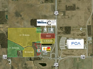 More details for US 31 & SR 28, Tipton, IN - Land for Sale