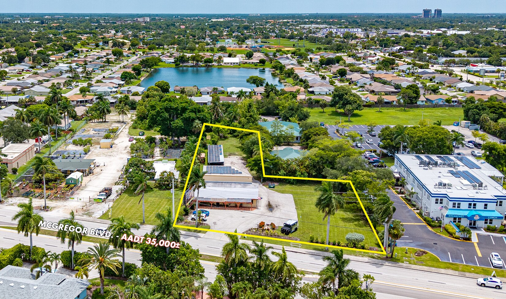 13371 McGregor Blvd, Fort Myers, FL à vendre Aérien- Image 1 de 6