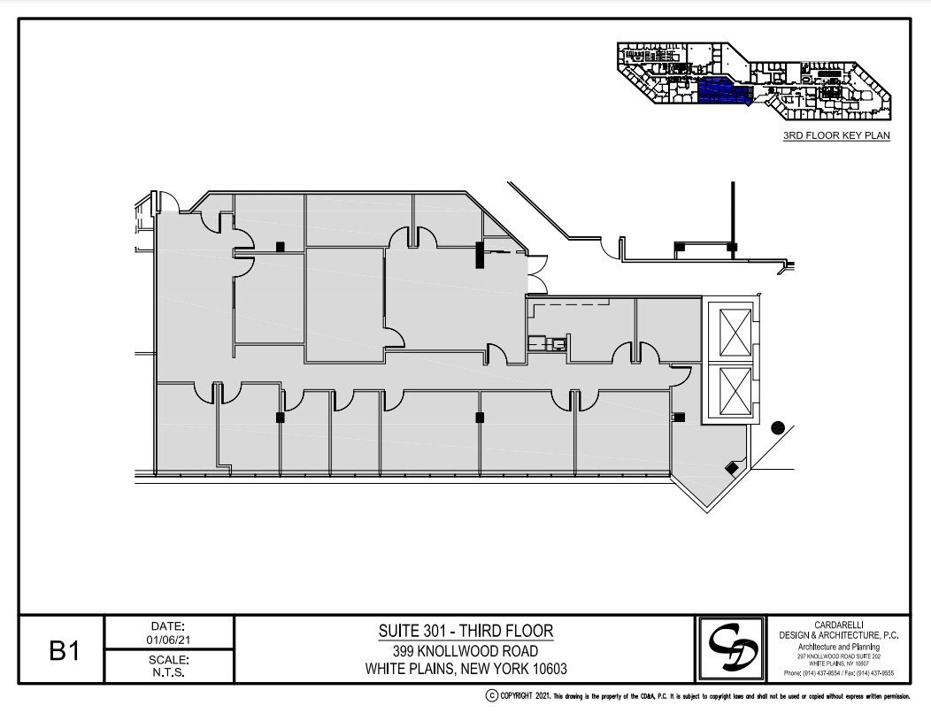 399 Knollwood Rd, White Plains, NY à louer Plan d’étage- Image 1 de 1