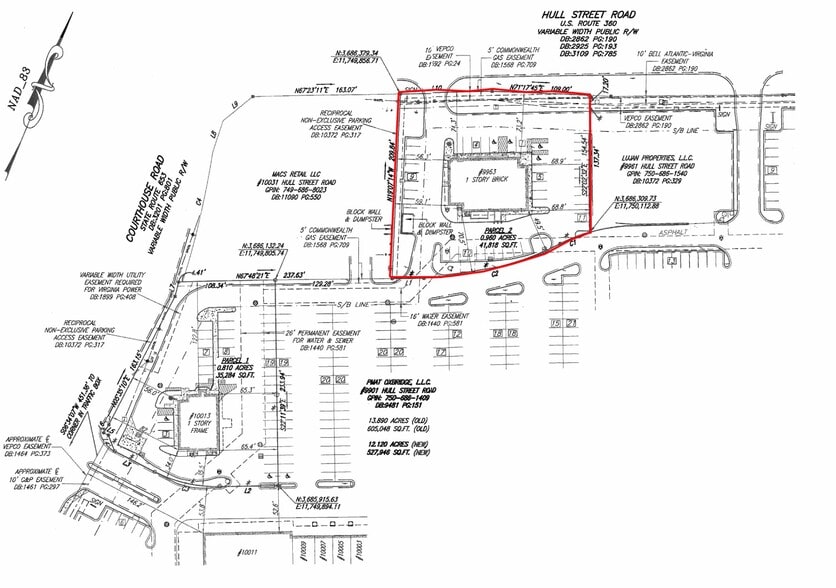 9963 Hull Street Rd, Richmond, VA for lease - Site Plan - Image 2 of 2