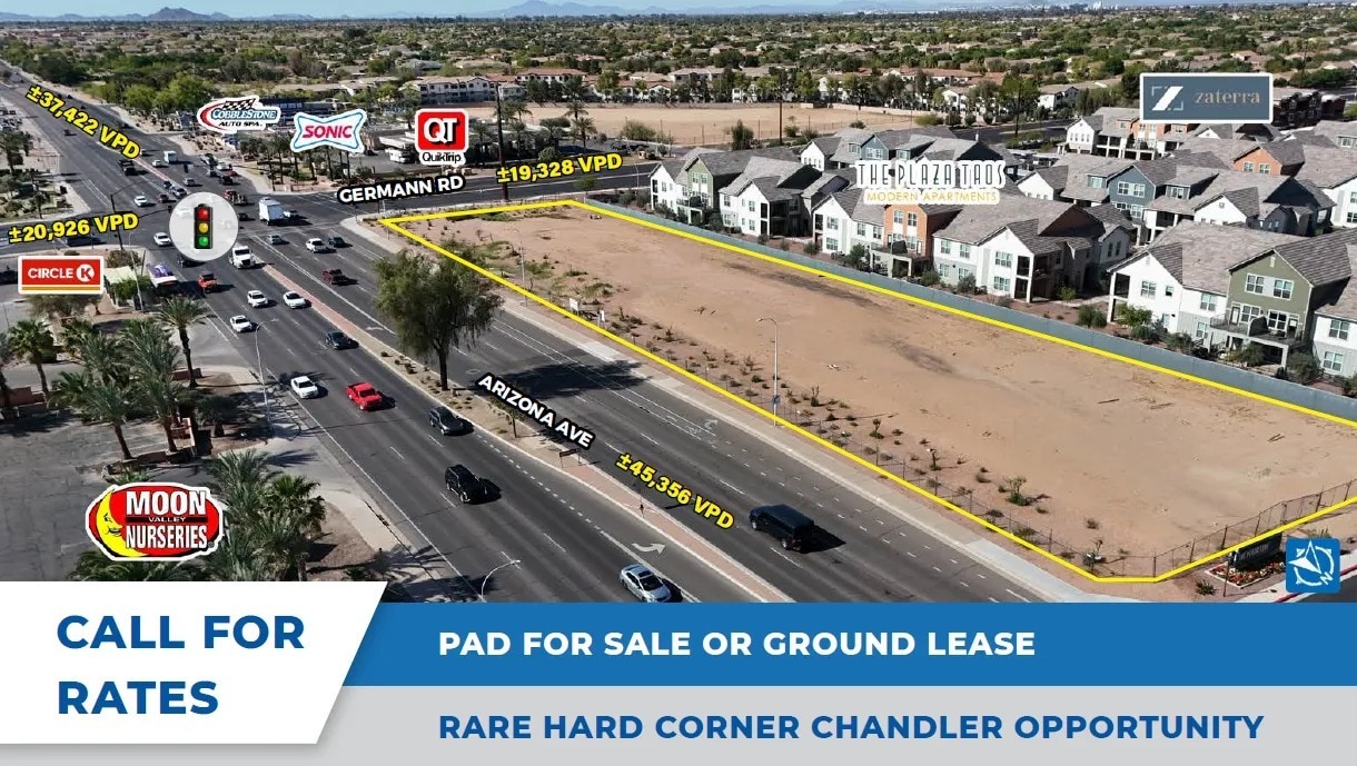 NWC of Arizona & Germann Rd, Chandler, AZ for sale Primary Photo- Image 1 of 4