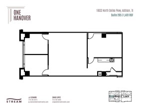 16633 N Dallas Pky, Addison, TX à louer Plan d  tage- Image 1 de 1