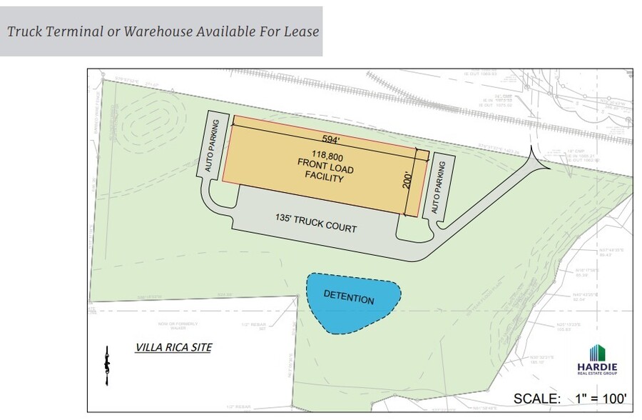 Barber Industrial Ct, Villa Rica, GA for sale - Site Plan - Image 2 of 3