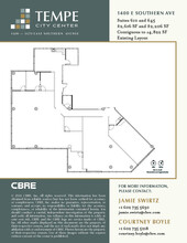 1400 E Southern Ave, Tempe, AZ à louer Plan d  tage- Image 2 de 2