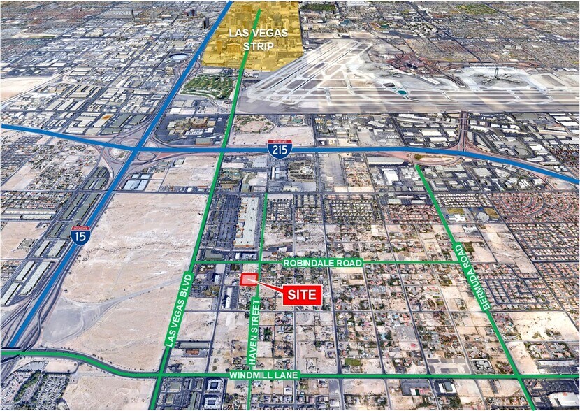 Haven St. & Robindale Rd., Las Vegas, NV à vendre - Aérien - Image 1 de 4