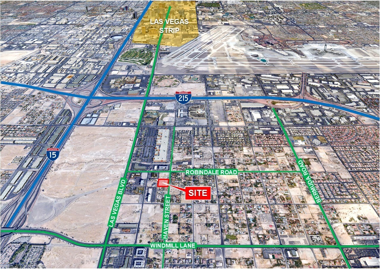 Haven St. & Robindale Rd., Las Vegas, NV à vendre Aérien- Image 1 de 5