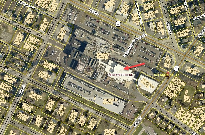 824 Main St, Phoenixville, PA for lease - Plat Map - Image 2 of 4