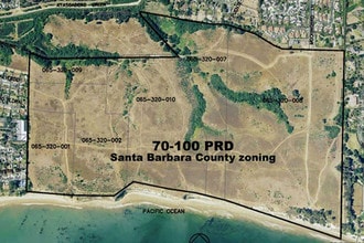 More Mesa Dr, Santa Barbara, CA - AERIAL  map view