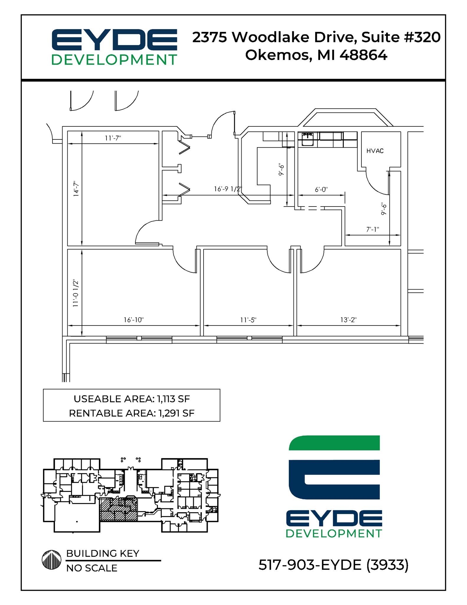 2375 Woodlake Dr, Okemos, MI à louer Plan de site- Image 1 de 1