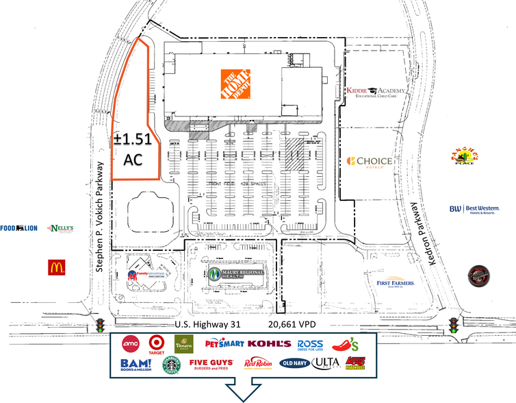 5411 Columbia Pike, Spring Hill, TN à vendre - Photo du bâtiment - Image 3 de 4