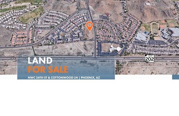 Plus de détails pour NWC 24TH ST & COTTONWOOD ln, Phoenix, AZ - Terrain à vendre