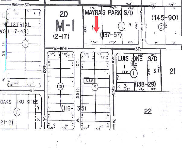 2501-2545 W 80th St, Hialeah, FL à louer - Plan cadastral - Image 3 de 10