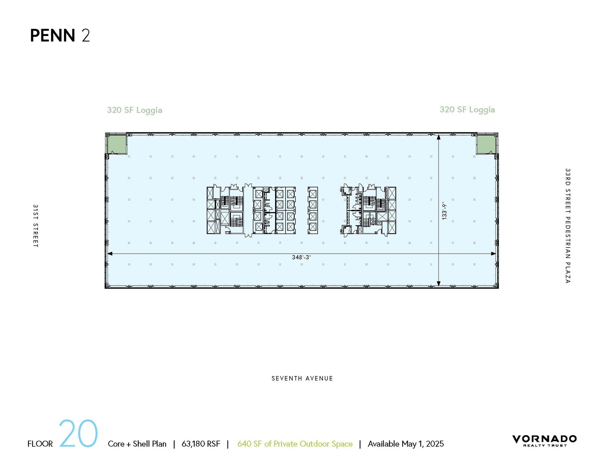 PENN 2, New York, NY for lease Floor Plan- Image 1 of 1