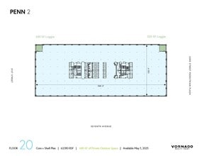 PENN 2, New York, NY for lease Floor Plan- Image 1 of 1
