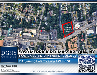 Plus de détails pour 5850 Merrick Rd, Massapequa, NY - Terrain à vendre