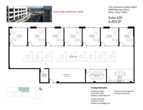 8560 Belleview Dr, Plano, TX for lease Floor Plan- Image 1 of 2