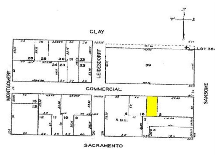 525-527 Commercial St, San Francisco, CA for lease - Plat Map - Image 2 of 33