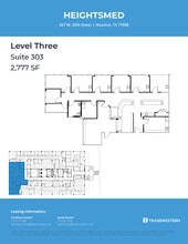 427 W 20th St, Houston, TX à louer Plan d’étage- Image 1 de 1