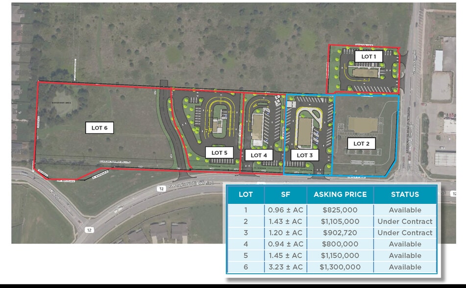 SW Regional Airport Blvd, Bentonville, AR à vendre - Plan de site - Image 2 de 3