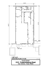 5115-5145 Fredericksburg Rd, San Antonio, TX à louer Plan d’étage- Image 1 de 1