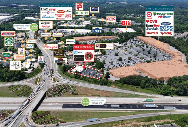 Plus de détails pour 3330 Camp Creek Pky, Atlanta, GA - Commerce de détail à vendre