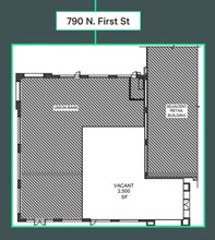 784-790 1st St, Gilroy, CA à louer Plan d  tage- Image 1 de 1