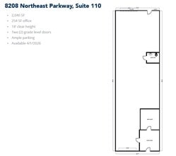 8212 Northeast Pky, North Richland Hills, TX for lease Floor Plan- Image 1 of 1