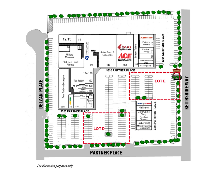 3330 Partner Pl, Lexington, KY à louer - Plan de site - Image 3 de 15