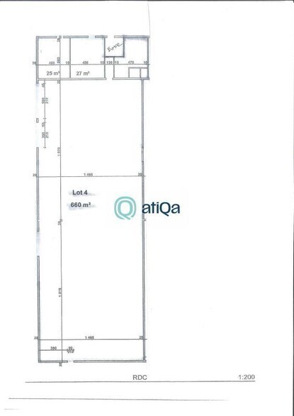 Retail in Chalon-sur-Saône for lease - Floor Plan - Image 2 of 2