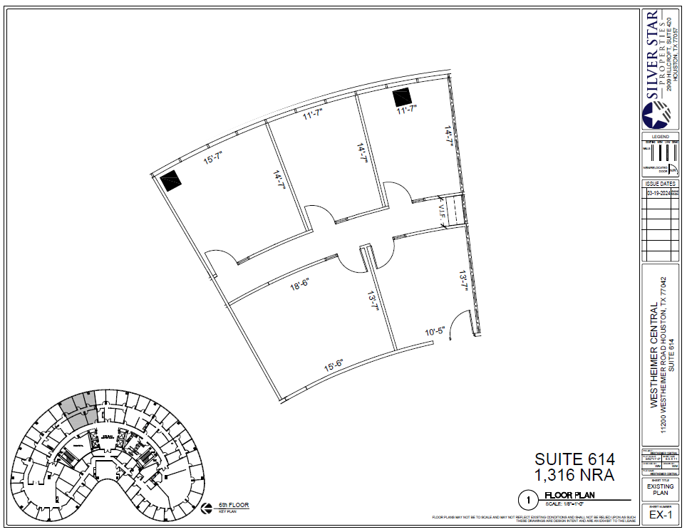 11200 Westheimer Rd, Houston, TX for lease Floor Plan- Image 1 of 1