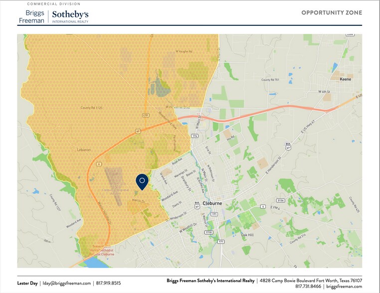 1300 Harlin Dr, Cleburne, TX à vendre - Photo du bâtiment - Image 3 de 6