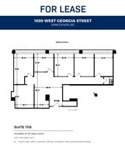 1030 W Georgia St, Vancouver, BC à louer Plan d’étage- Image 1 de 1