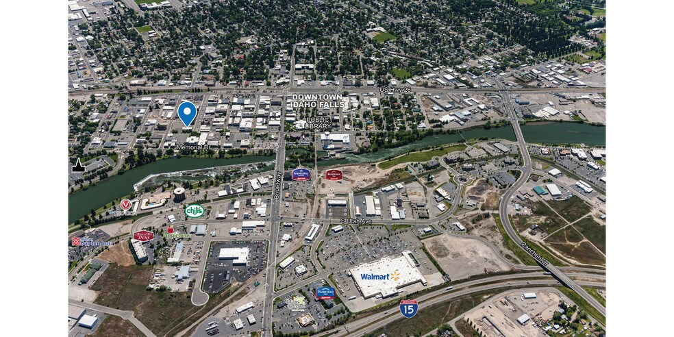 482 Constitution Way, Idaho Falls, ID for lease - Aerial - Image 2 of 11