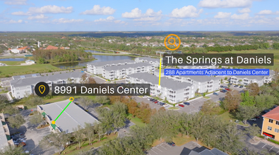 8991 Daniels Center Dr, Fort Myers, FL - AERIAL  map view