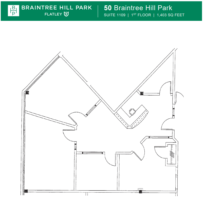 50 Braintree Hill Office Park, Braintree, MA à louer Plan d  tage- Image 1 de 1