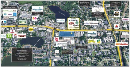 760 E Altamonte Dr, Altamonte Springs, FL - AERIAL  map view - Image1