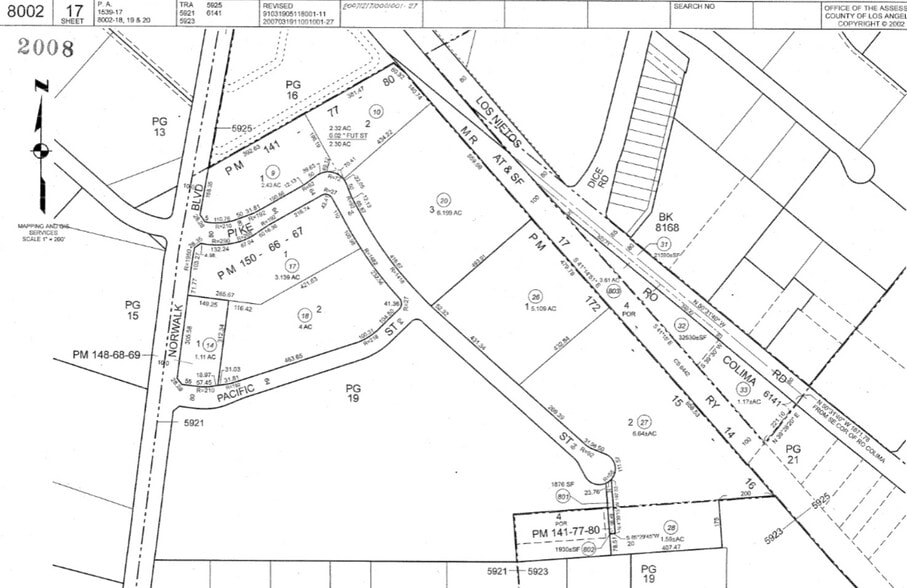 9520 Norwalk Blvd, Santa Fe Springs, CA à louer - Plan cadastral - Image 3 de 3