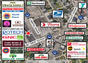 3424-3716 Liberty St, Erie, PA - Aérien  Vue de la carte