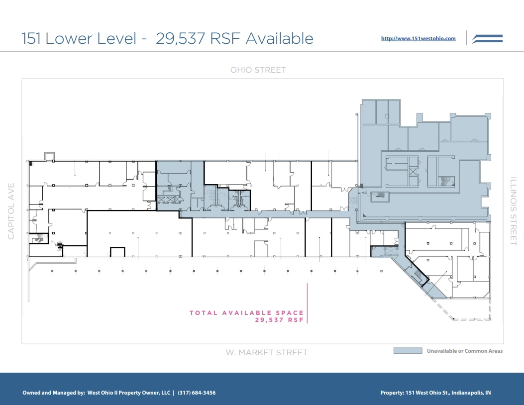 151 W Ohio St, Indianapolis, IN for lease Floor Plan- Image 1 of 1