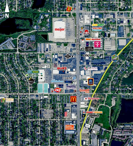 2020-2050 52nd St, Indianapolis, IN à vendre - Photo du bâtiment - Image 2 de 2