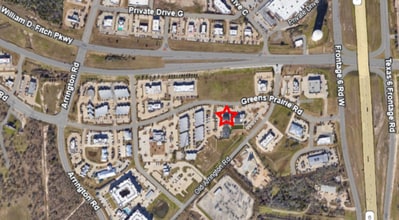 1551 Greens Prairie Rd W, College Station, TX - AERIAL map view