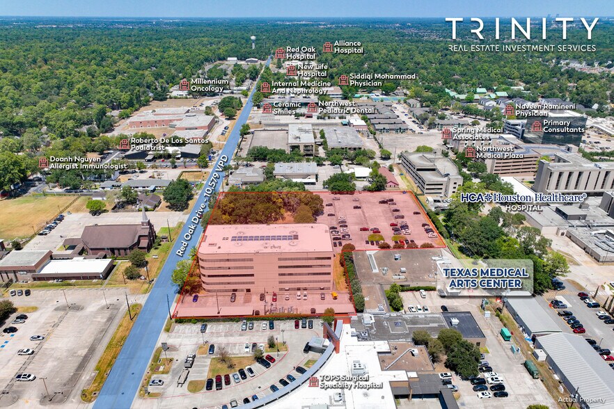 17070 Red Oak Dr, Houston, TX à vendre - Aérien - Image 3 de 10