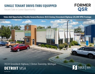 More details for 35134 Groesbeck Hwy, Clinton Township, MI - Retail for Sale