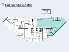 425 S Woods Mill Rd, Town And Country, MO à louer Plan d’étage- Image 1 de 1