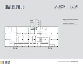 611 N Brand Blvd, Glendale, CA for lease Floor Plan- Image 1 of 1