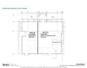 7111 E Thomas Rd, Scottsdale, AZ for lease Floor Plan- Image 2 of 14