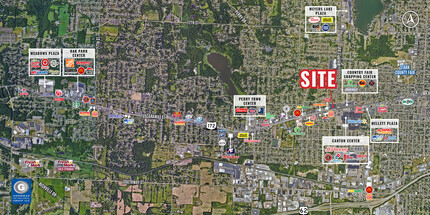 4401 Tuscarawas St, Canton, OH - Aérien  Vue de la carte