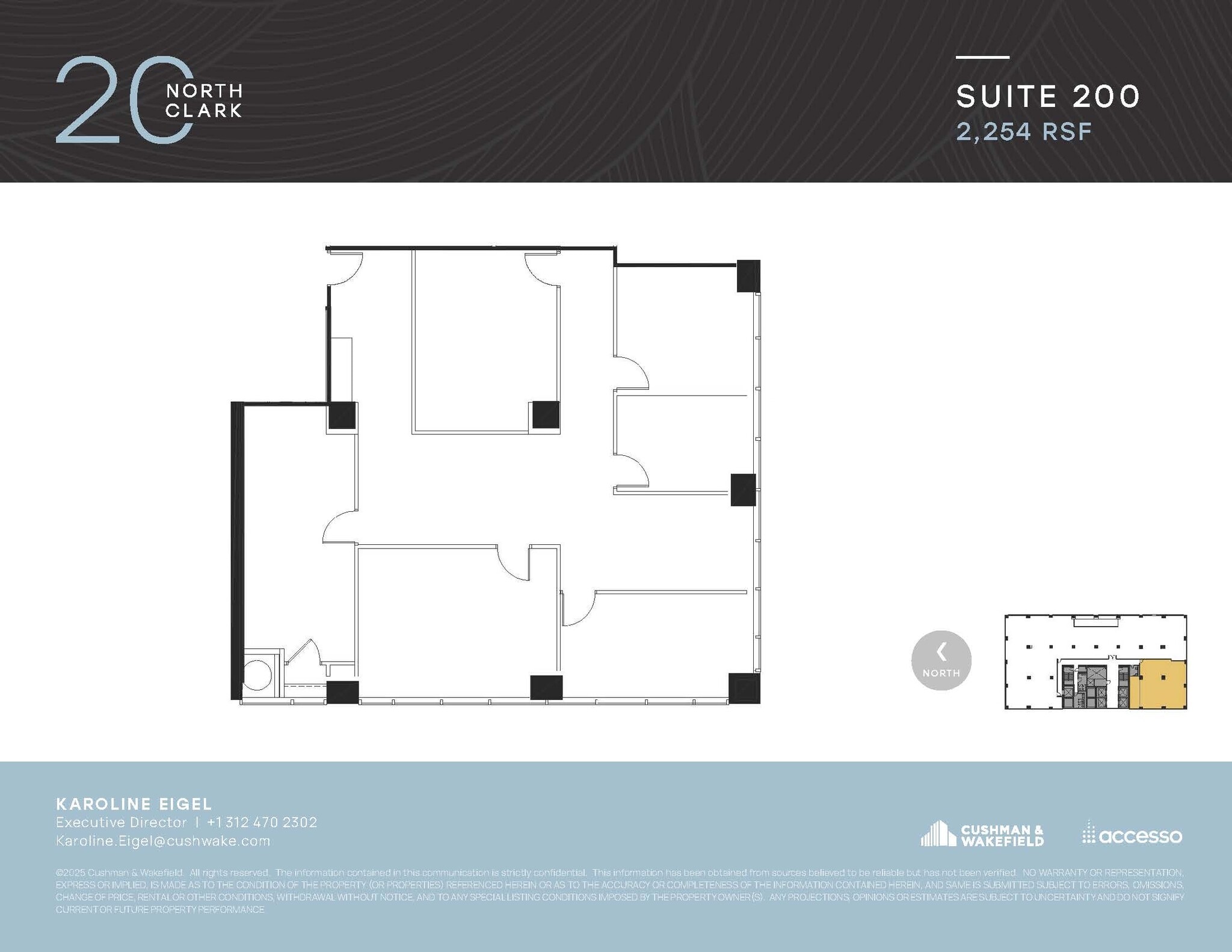 20 N Clark St, Chicago, IL for lease Floor Plan- Image 1 of 1